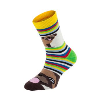 Preview: 6 Paar TippTexx 24 Kinder Socken Lustige Hunde
